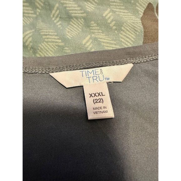 6 FOR $15 NWT time and tru 3x gray shirt - Picture 4 of 4